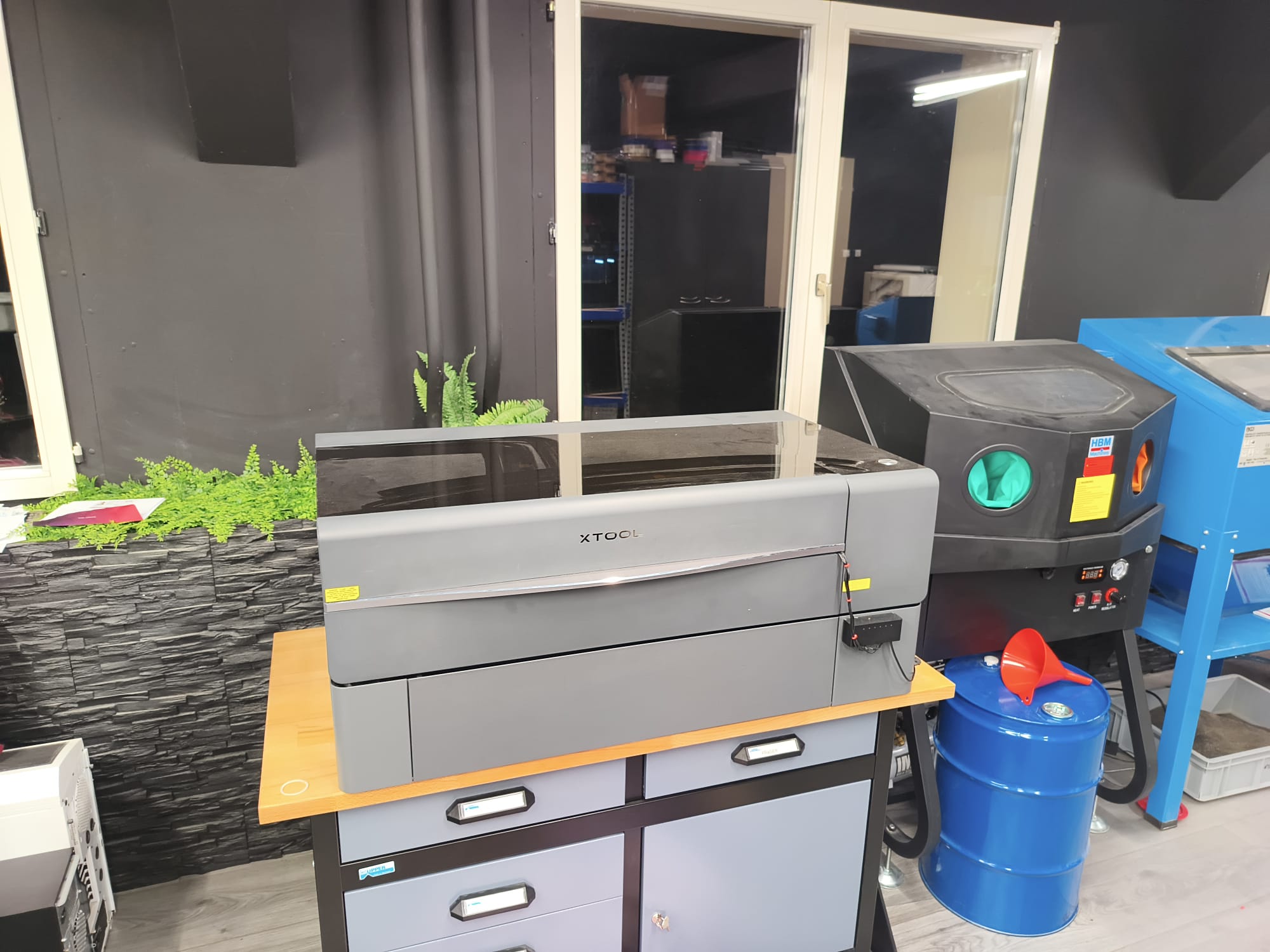 Lasercutter in der Werkstatt